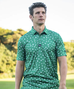 Custom Apparel Funky Golf Shirt - Luck of Irish