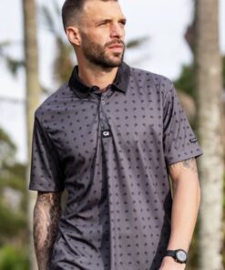Custom Apparel Premium Golf Shirt - Charcoal