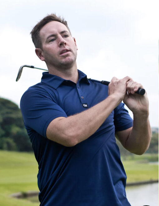 Custom Apparel Iconic Golf Shirt - Navy