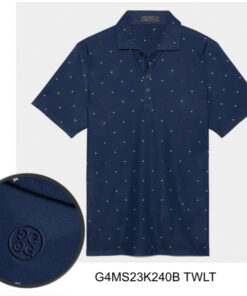 G/FORE Star Tech Pique Slim fit Polo - Blue