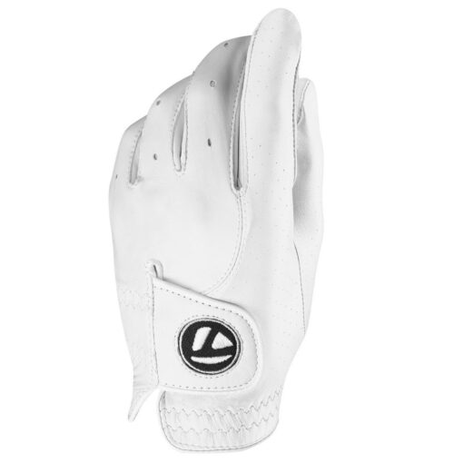 TaylorMade TP21 Men's Leather Glove - White