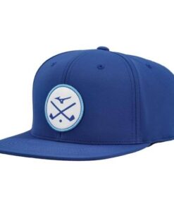 Mizuno Golf Cap - Crossed Clubs Snapback Royal Blue & White