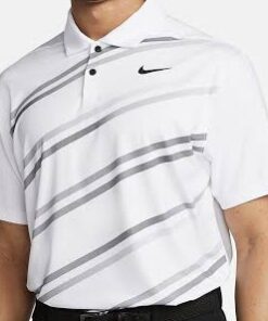 Nike Dri-Fit Vapor Stripe Polo - White