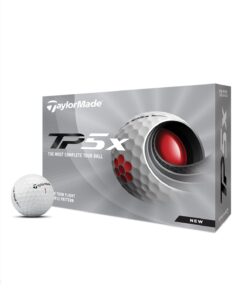 TaylorMade TP5X Golf Ball – White