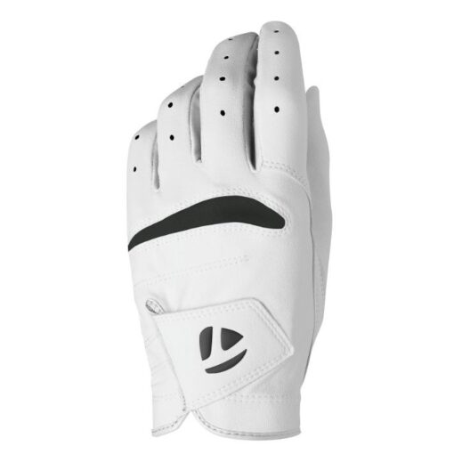TaylorMade Stratus Soft Men's Leather Glove - White