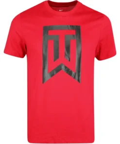 Nike Tiger Woods Golf T- Shirt - Red