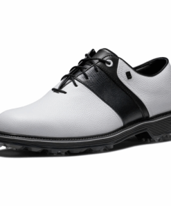 FootJoy Dryjoy Premiere Series Packard Golf Shoes - Black / White (Wide)