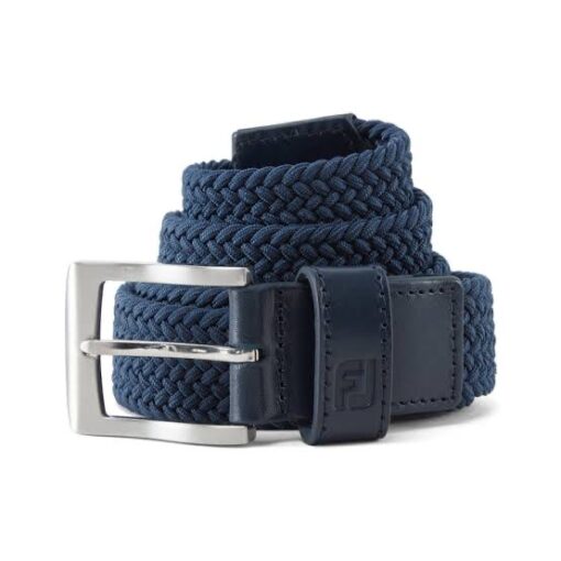 FootJoy Golf Essential Braided Belt – Navy