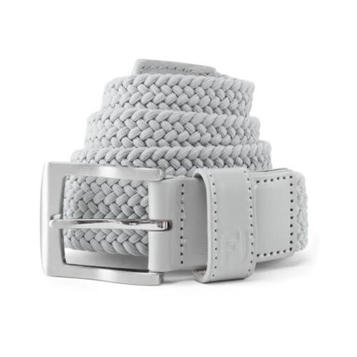 FootJoy Golf Essential Braided Belt - Grey