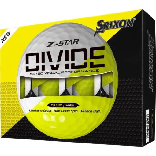 Srixon Z-Star Divide Golf Balls White / Yellow