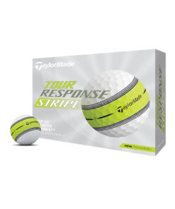 TaylorMade Tour Response Stripe Golf Balls - White/ Green