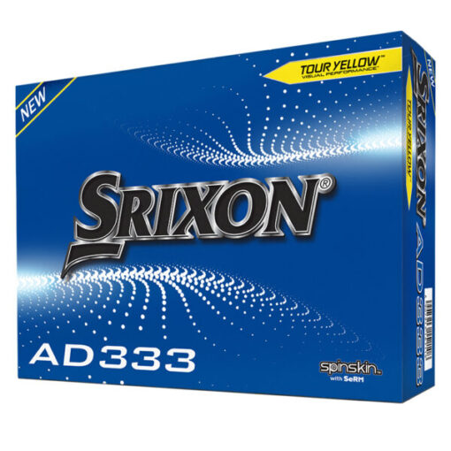 Srixon AD333 Golf Balls - Tour Yellow
