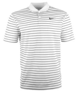 Nike Dri-Fit Victory Stripe Polo Shirt - White