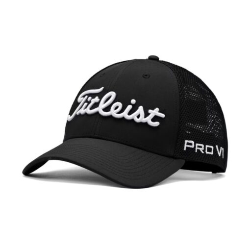Titleist Tour Performance Meshback Cap - Black