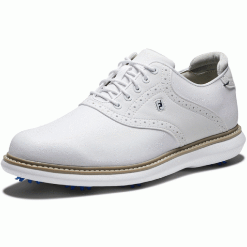 FootJoy Traditions Golf Shoe - White (Medium)