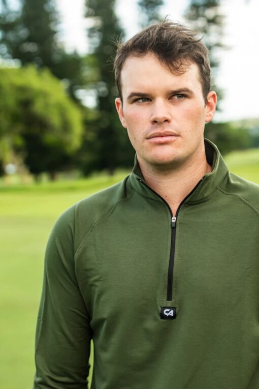 Custom Apparel Golf Jersey - Olive