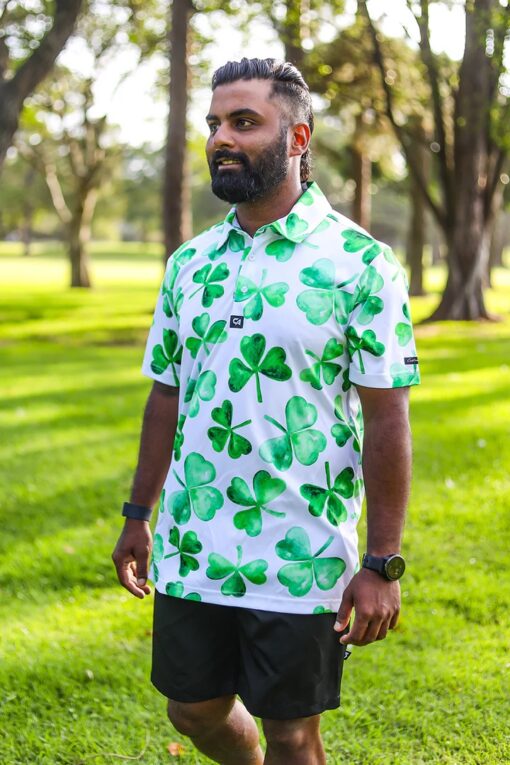 Custom Apparel Funky Golf Shirt - Fresh Luck