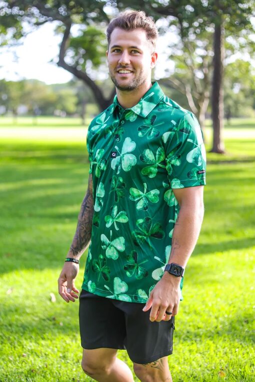 Custom Apparel Funky Golf Shirt - Lucky Glovers