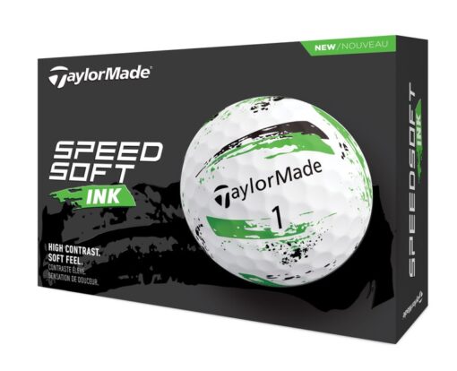 Taylormade Speed Soft Ink Golf Balls - Green