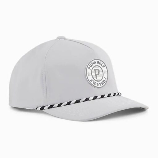 Puma Golf Men’s Pars Stripe Rope Tech Cap - Ash Grey