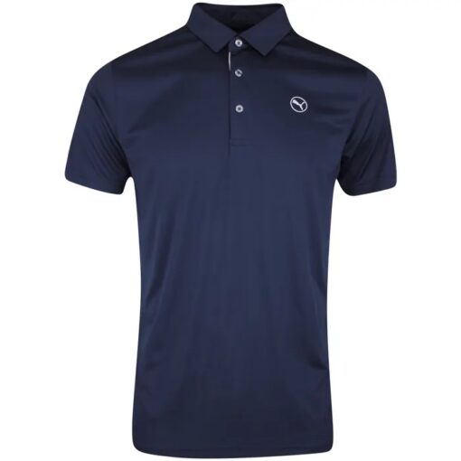 Puma Solid Polo Shirt - Deep Navy