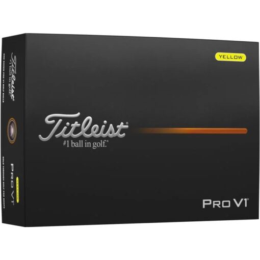 Titleist Pro V1 Golf Balls - Yellow