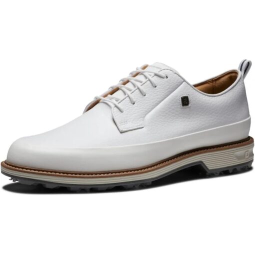 FootJoy Dryjoys Premiere Series Field LX Golf Shoes - White / White (Medium)