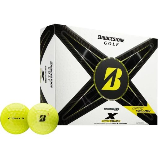 Bridgestone Tour B X Golf Balls - Yellow