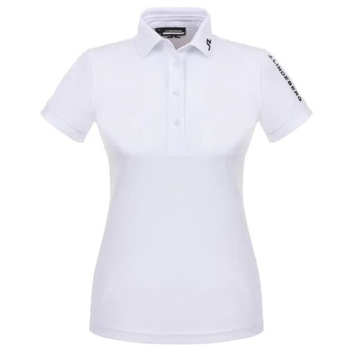 J.Lindeberg Tour Tech Ladies Golf shirt - White