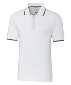 Cutter & Buck DryTec Classic Polo - White / Silver