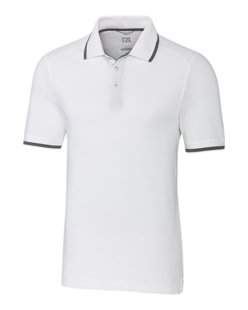 Cutter & Buck DryTec Classic Polo - White / Silver
