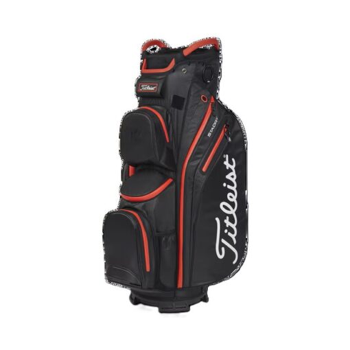 Titleist Cart 14 StaDry Bag - Black / Red