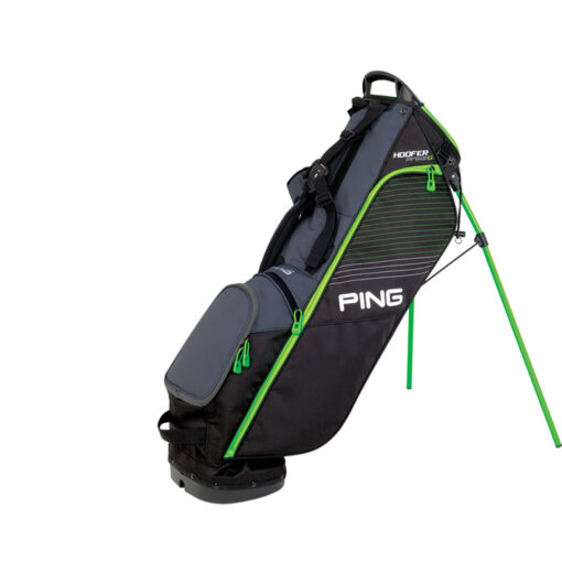 PING Prodi G Junior Stand bag - Grey/Green/Black & Green/Black Large&Small