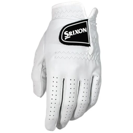 Srixon Cabretta Leather Left Hand Golf Gloves - White