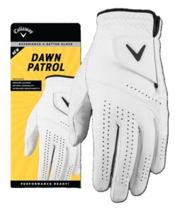 Callaway Dawn Patrol Genuine Leather Gloves - White