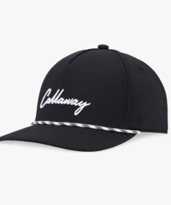 Callaway Birdie Putt Rope Cap - Black/White (Adjustable)