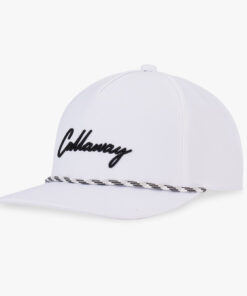 Callaway Birdie Putt Rope Cap - White/Black (Adjustable)