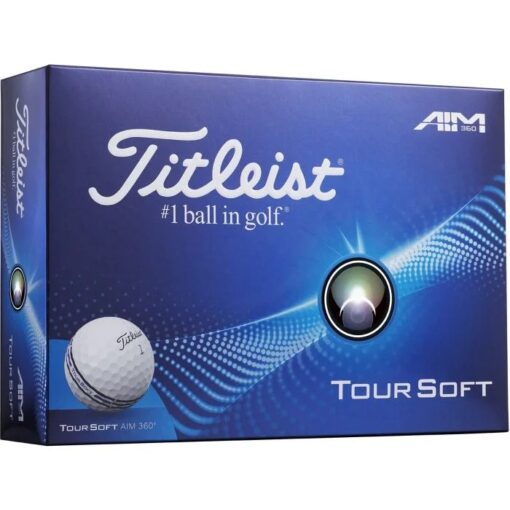 Titleist Tour Soft Full Wrap AIM 360 Golf Balls - White