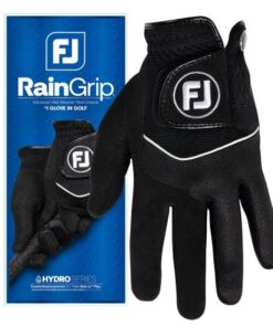FootJoy Women's RainGrip Gloves - Black