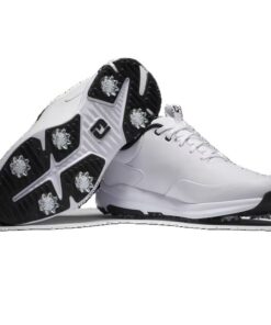FootJoy Tour Rival Golf Shoe - White / Black (Medium)
