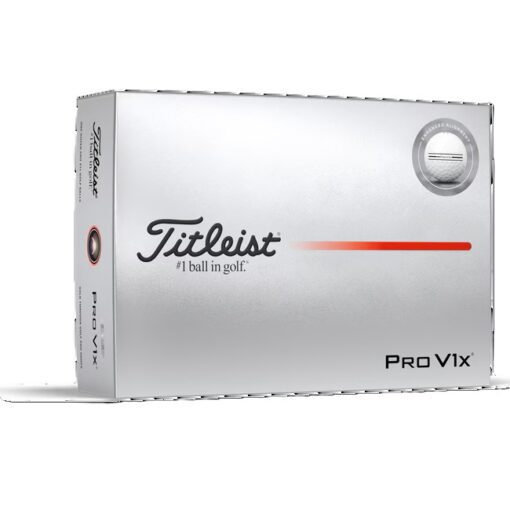 Titleist Pro V1x Enhanced Allignment Golf Balls - White