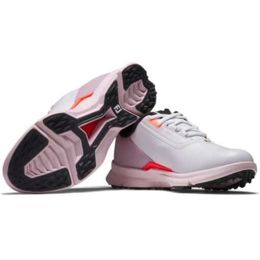 FootJoy Ladies Fuel Golf Shoe - White / Pink / Coral