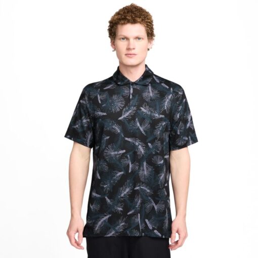 Nike Men's Golf Tour Polo Pine Golf Shirts - Armoury Navy/Black & Bicoastal/White